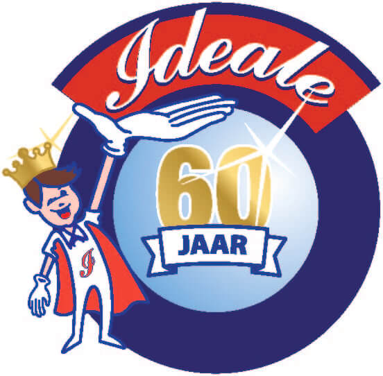 Ideale Logo 60jaar Blanco