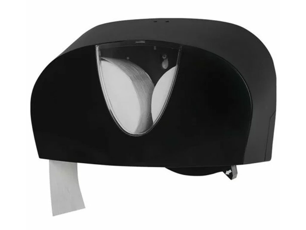 De Sigma toiletrolautomaat met reserverol garandeert dat je niet snel zonder papier valt De Sigma toiletrolautomaat met reserverol garandeert dat je niet snel zonder papier valt